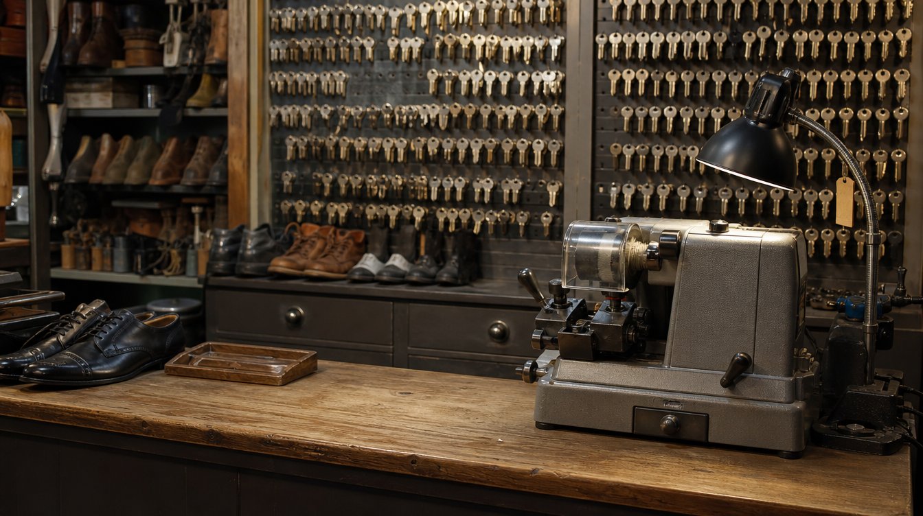 Sleutelservice bij de schoenmaker
