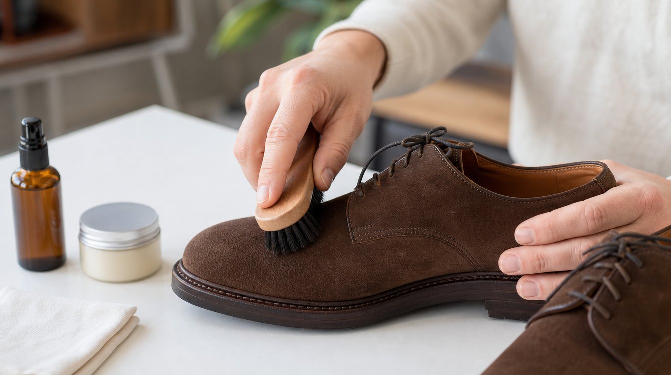 Suede schoonmaken: veilig poetsen